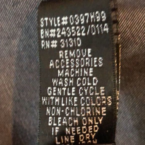 ALYX Womens Chambray Sheath Dress Size 14 Dark Wash Denimlike Belted Cap Sleeve - Picture 11 of 11